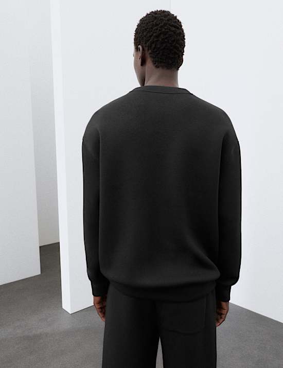 Scuba Jersey Crew Neck Sweatshirt