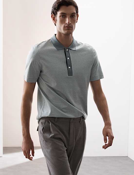 Ζακάρ μπλούζα πόλο από 100% βαμβάκι Supima®