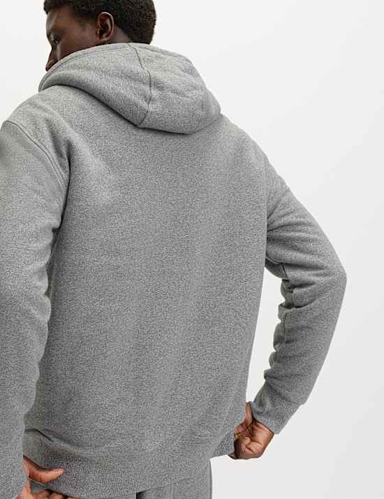 Cotton Rich Fleece Lined Hoodie