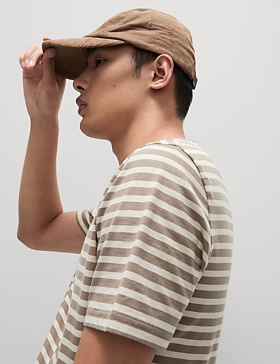 Regular Fit Crew Neck Striped T-Shirt