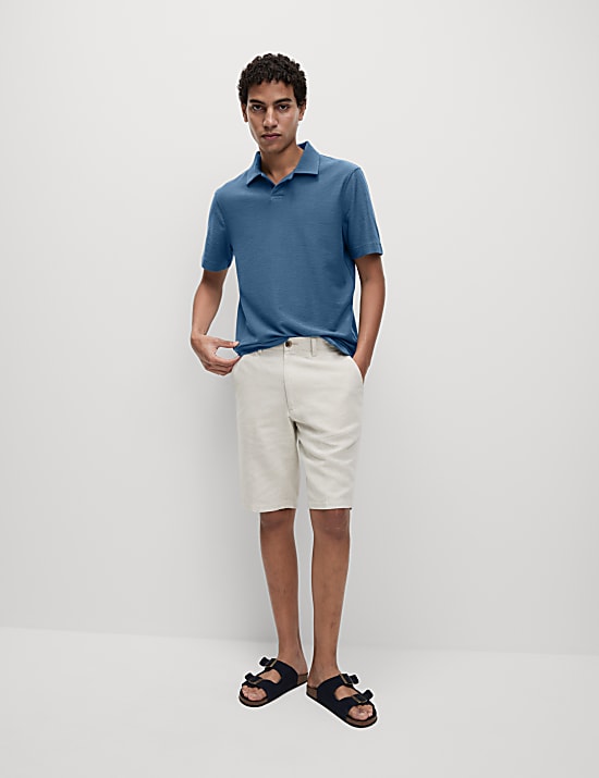 Cotton Rich Textured Polo Shirt