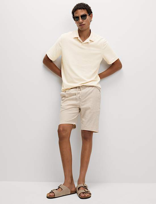 Cotton Rich Textured Polo Shirt
