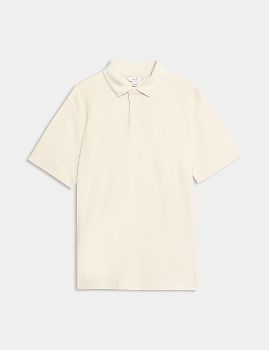 Cotton Rich Textured Polo Shirt