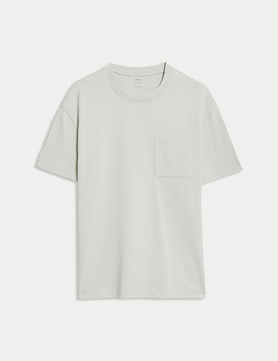 Pure Cotton Midweight Pocket T-shirt
