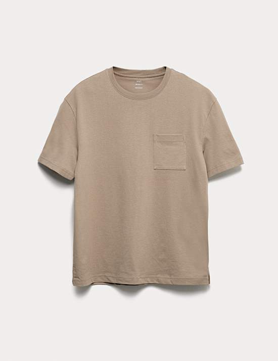 Pure Cotton Midweight Pocket T-shirt