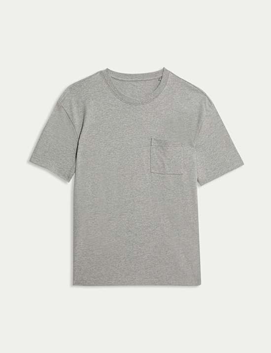 Pure Cotton Midweight Pocket T-shirt