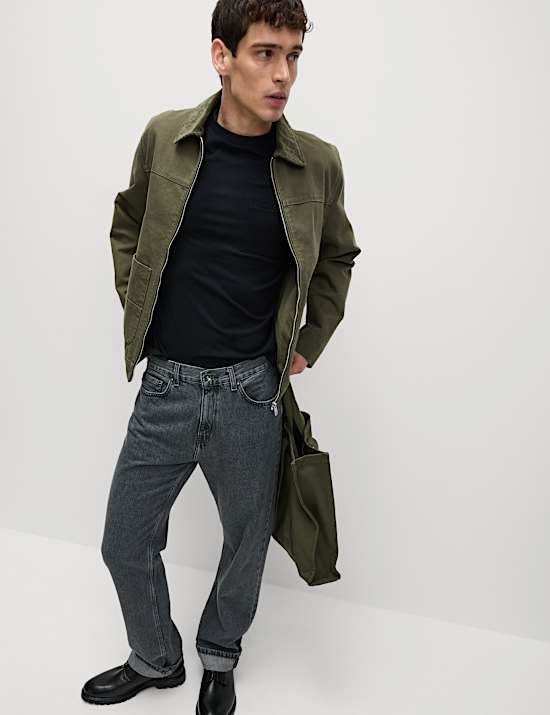 T-shirt με τσέπη από 100% βαμβάκι μεσαίου βάρους