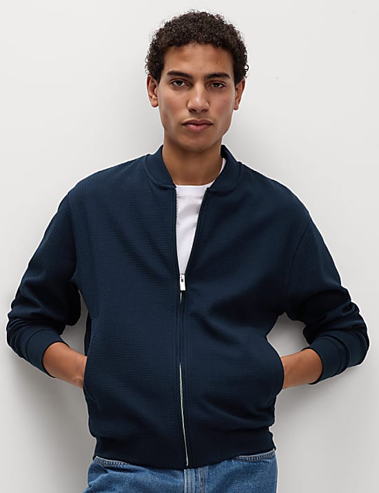 Pure Cotton Bomber Jacket