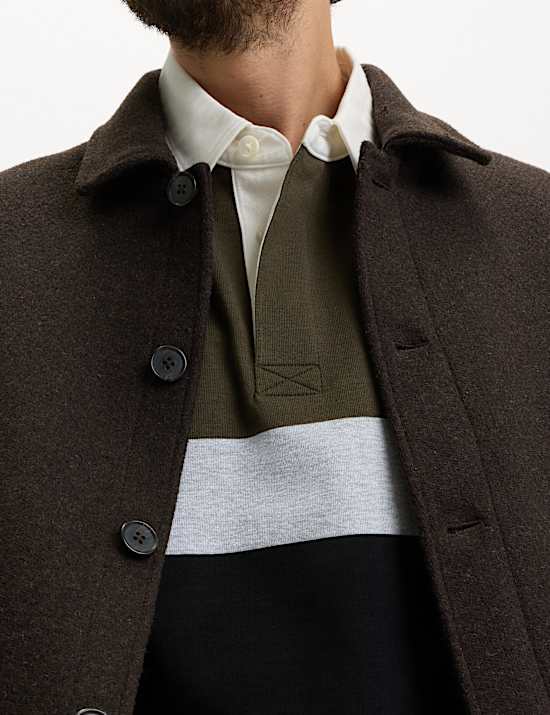 Pure Cotton Striped Rugby Shirt