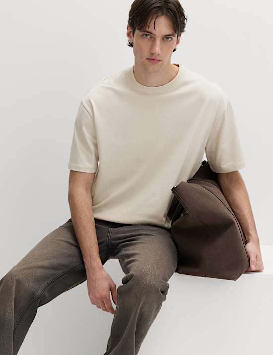 Pure Cotton Oversized Midweight T-Shirt