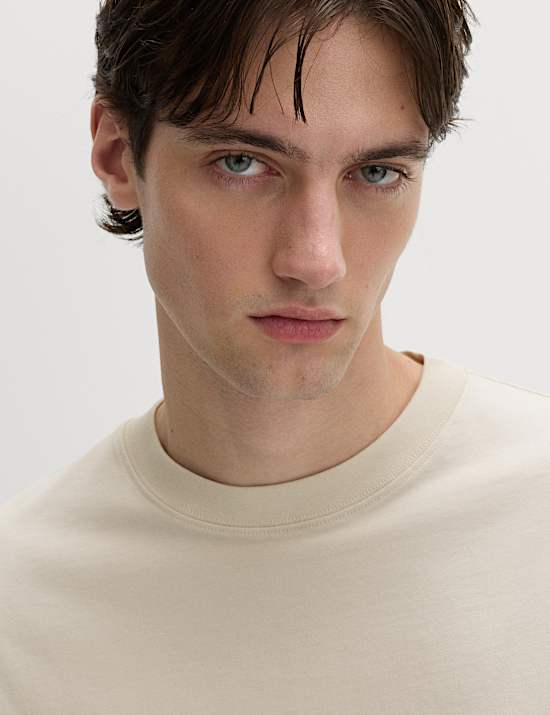 Pure Cotton Oversized Midweight T-Shirt