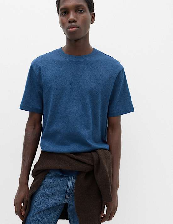 Relaxed Fit Cotton Rich Ultimate Performance Striped T-Shirt