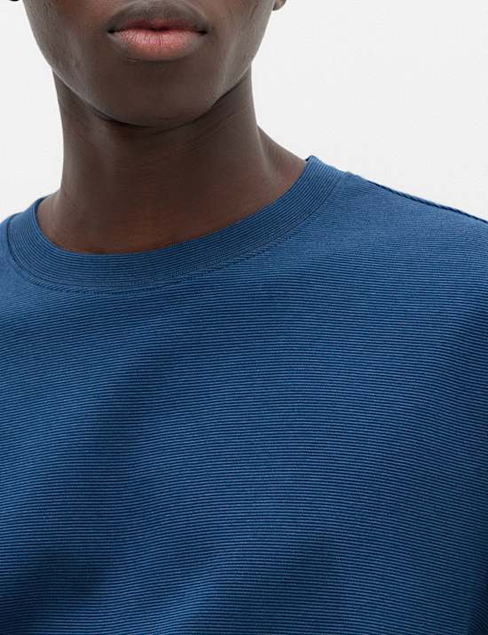 Relaxed Fit Cotton Rich Ultimate Performance Striped T-Shirt