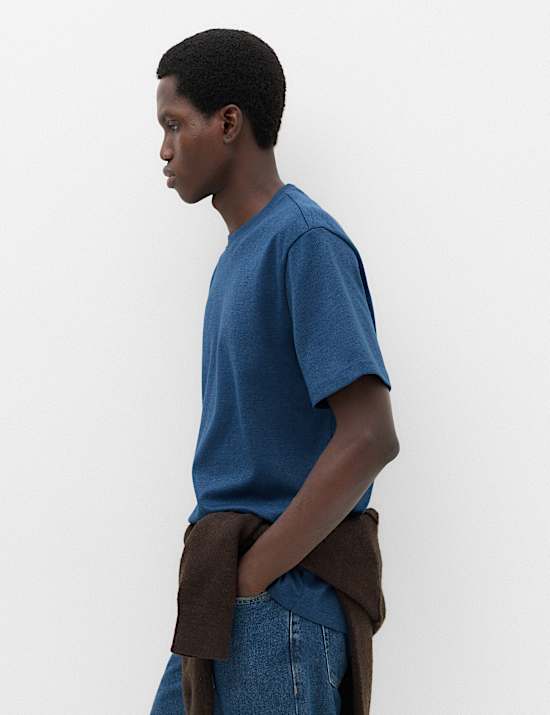 Relaxed Fit Cotton Rich Ultimate Performance Striped T-Shirt