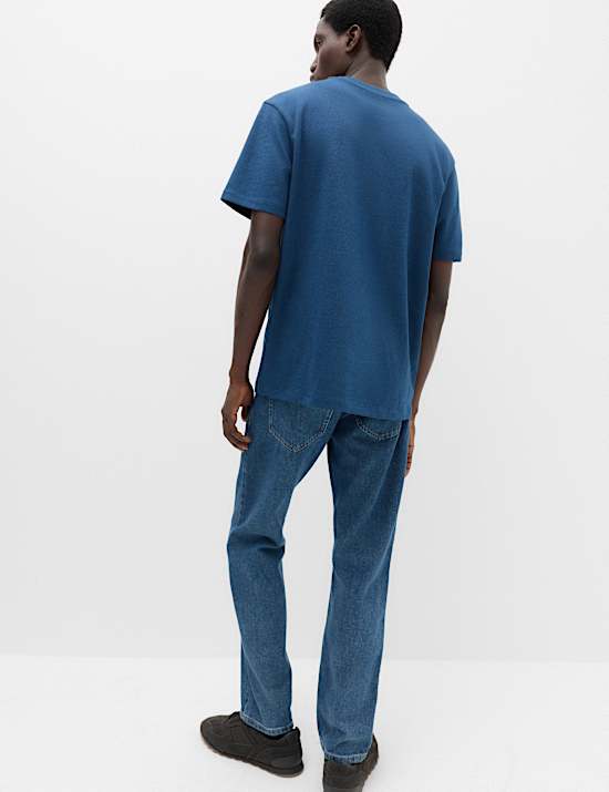 Relaxed Fit Cotton Rich Ultimate Performance Striped T-Shirt