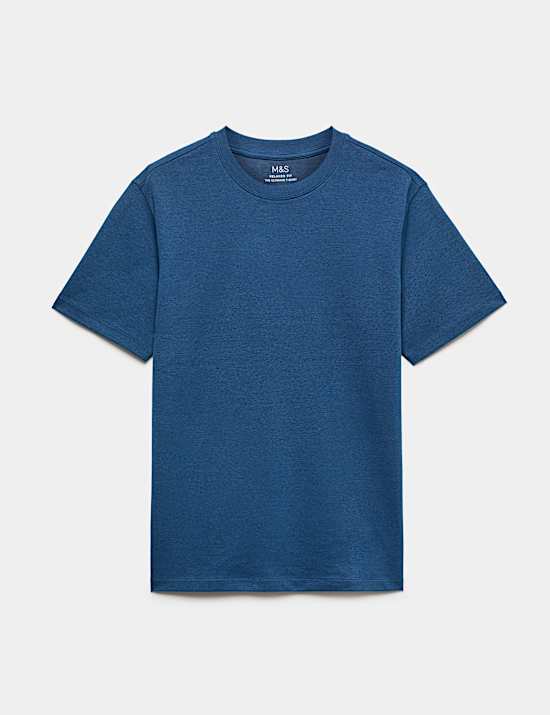 Relaxed Fit Cotton Rich Ultimate Performance Striped T-Shirt