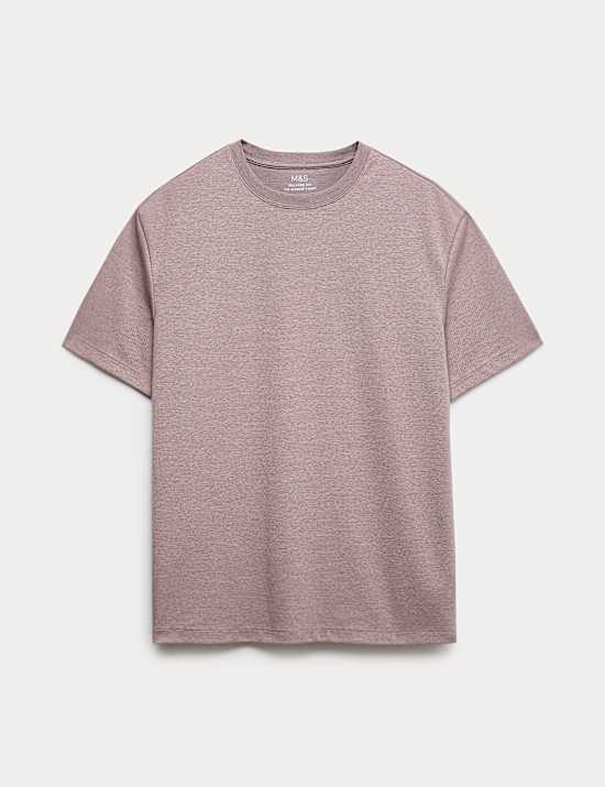 Cotton Rich Ultimate Performance Striped T-Shirt