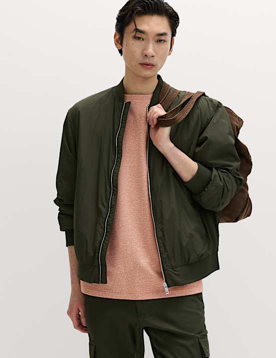 Camiseta de m&aacute;ximo rendimiento de algod&oacute;n a rayas