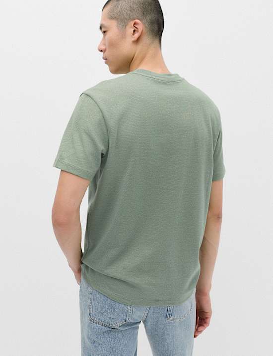 Relaxed Fit Cotton Rich Ultimate Performance Striped T-Shirt