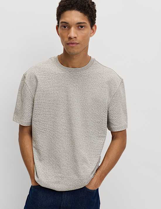 Cotton Rich Ultimate Performance Striped T-Shirt