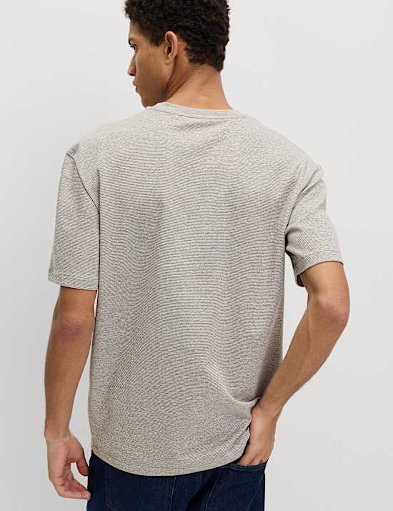 Cotton Rich Ultimate Performance Striped T-Shirt