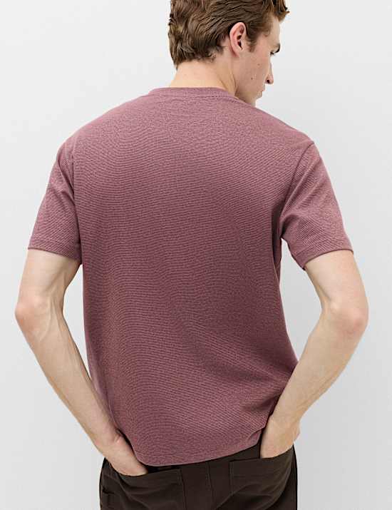 Relaxed Fit Cotton Rich Ultimate Performance Striped T-Shirt