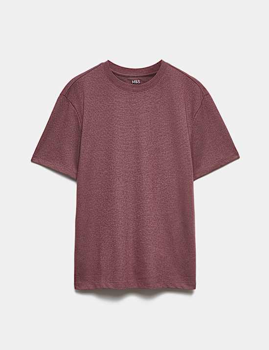 Relaxed Fit Cotton Rich Ultimate Performance Striped T-Shirt