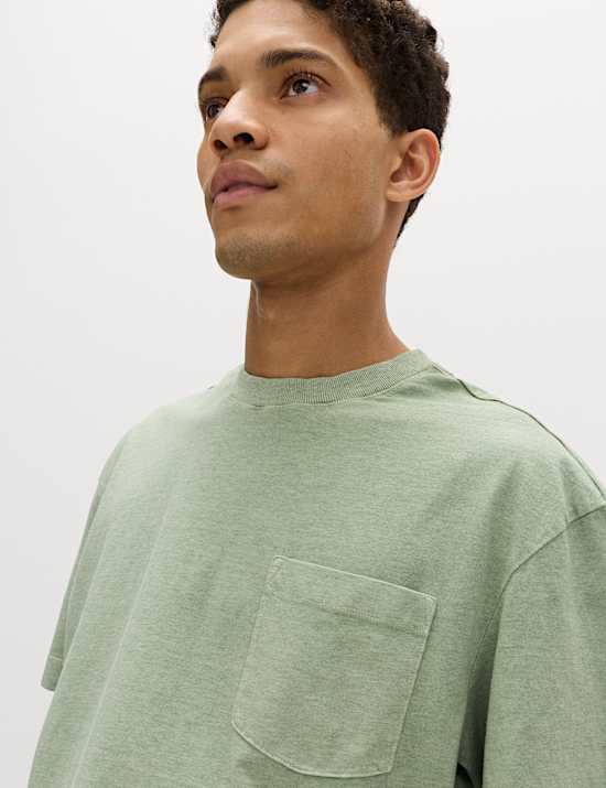 Relaxed Pure Cotton Garment Dyed T-Shirt