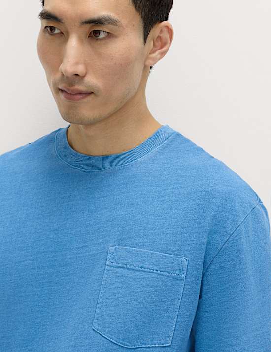 Relaxed Pure Cotton Garment Dyed T-Shirt