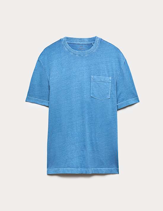 Relaxed Pure Cotton Garment Dyed T-Shirt
