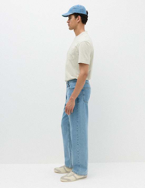 Relaxed Pure Cotton Garment Dyed T-Shirt