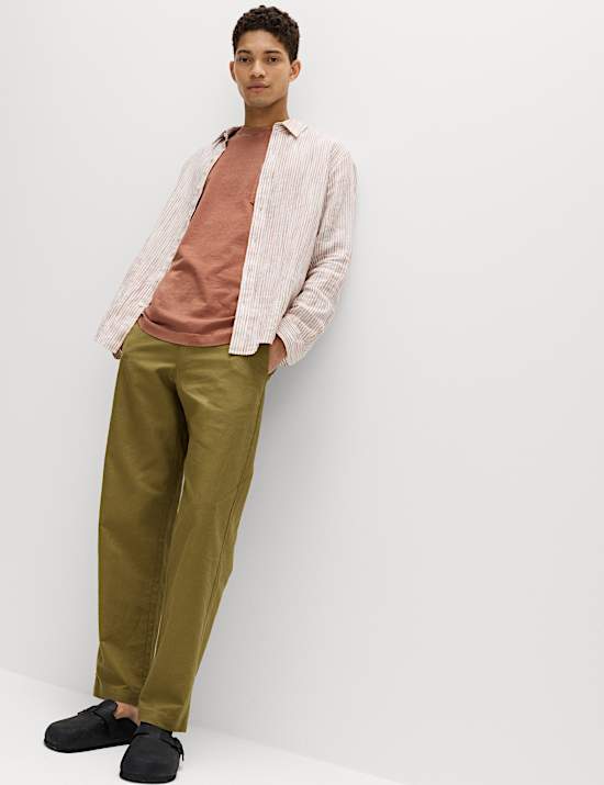 Relaxed Pure Cotton Garment Dyed T-Shirt