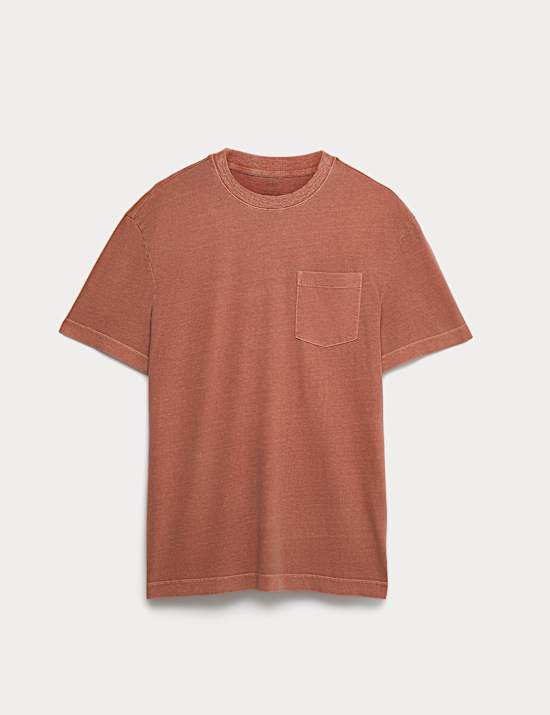 Relaxed Pure Cotton Garment Dyed T-Shirt