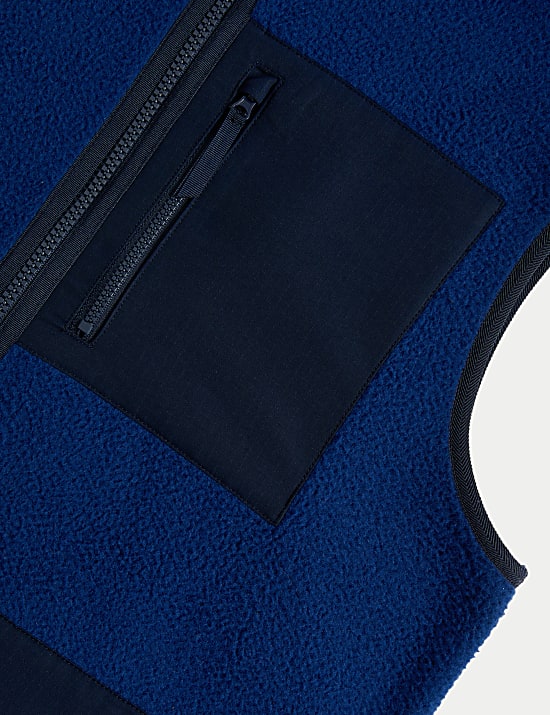 Polar Fleece Zip Up Gilet