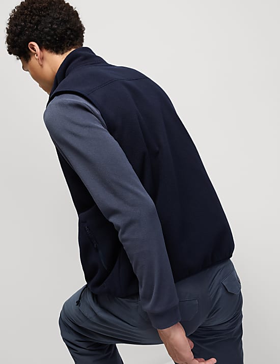 Funnel Neck Fleece Gilet