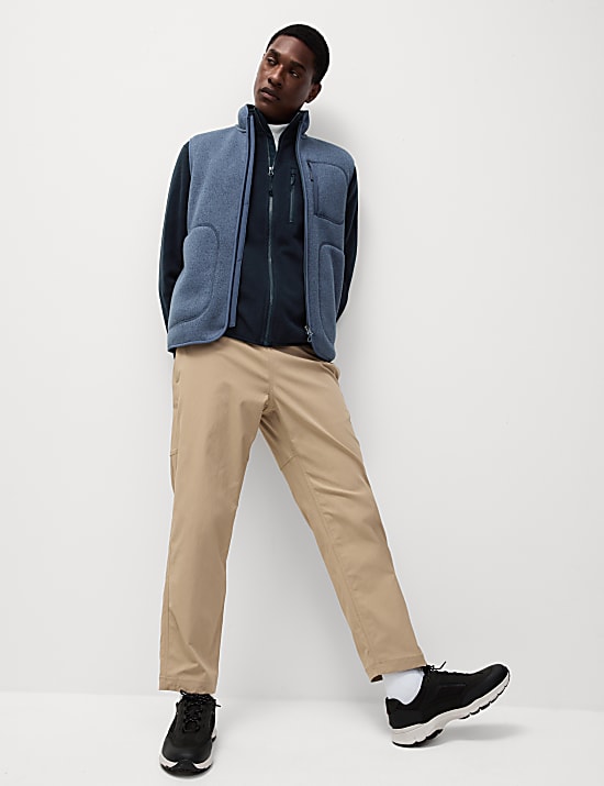 Polaire Micro à col cheminée et fermeture à glissière