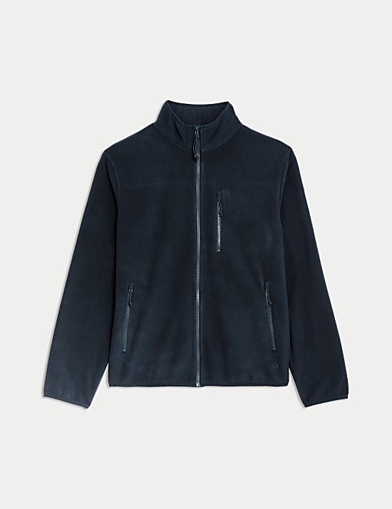 Polaire Micro à col cheminée et fermeture à glissière