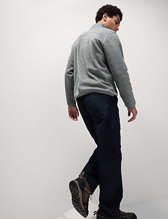 Zip Up Funnel Neck Micro Fleece