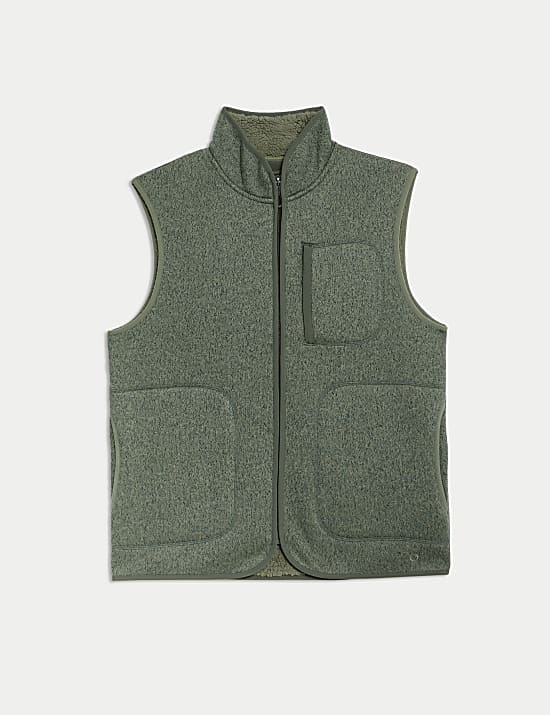 Fleece Funnel Neck Gilet