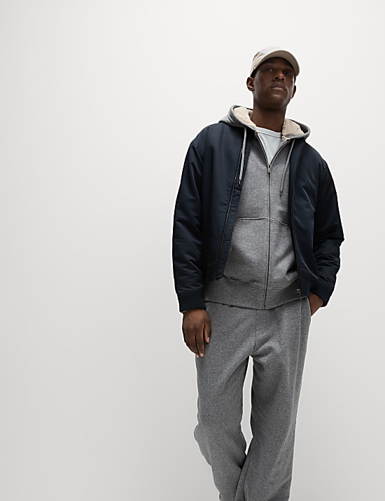 Pure Cotton Fleece Lined Hoodie