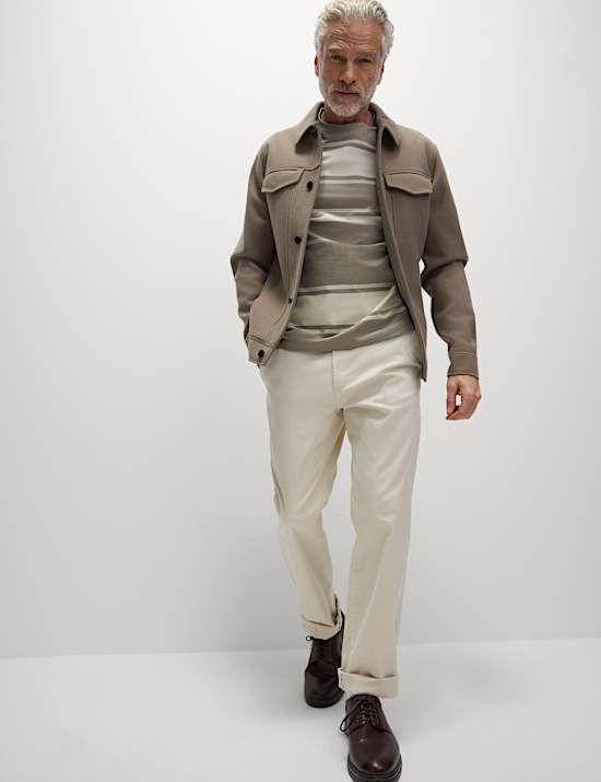 Pure Cotton Striped T-Shirt