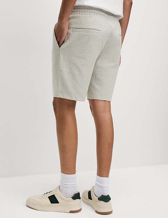 Shorts mit hohem Baumwollanteil und elastischem Bund