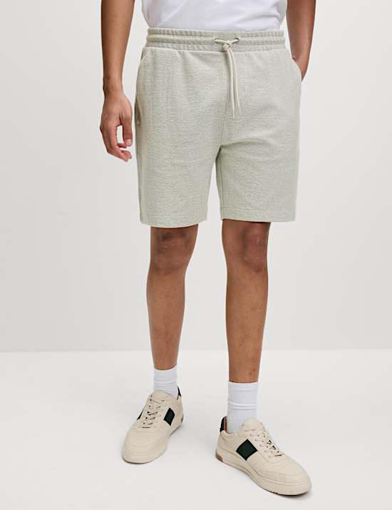 Shorts mit hohem Baumwollanteil und elastischem Bund