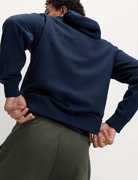 Regular Fit Herringbone Cargo Joggers