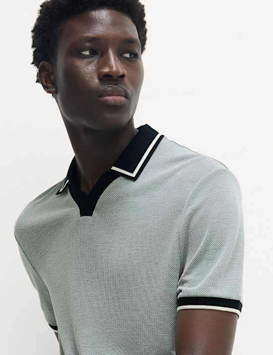 Tipped Revere Polo Shirt
