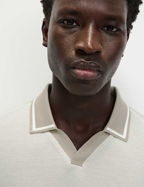Tipped Revere Polo Shirt