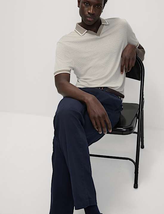 Tipped Revere Polo Shirt