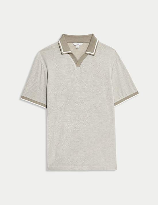 Tipped Revere Polo Shirt