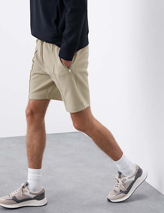Regular Fit Elasticated Waist Shorts
