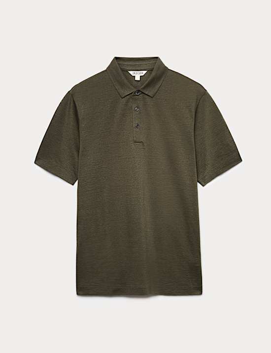 Pure Linen Polo Shirt
